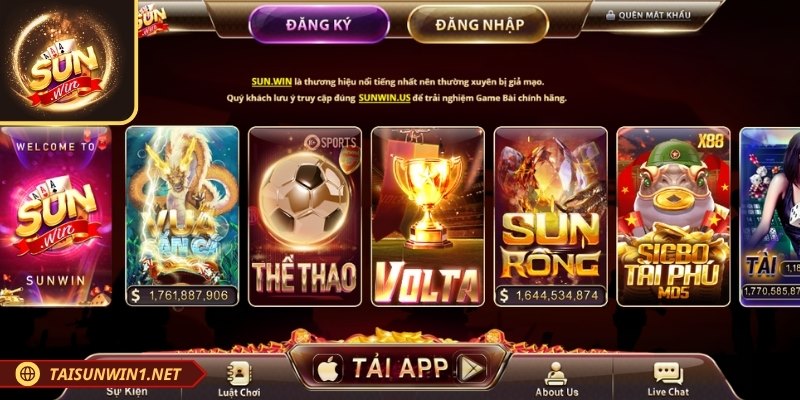 Tải app SUNWIN trải nghiệm thư viện game hấp dẫn